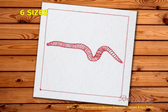 Crawling Eartworm Redwork: A Designer's Review for Boutique Apparel