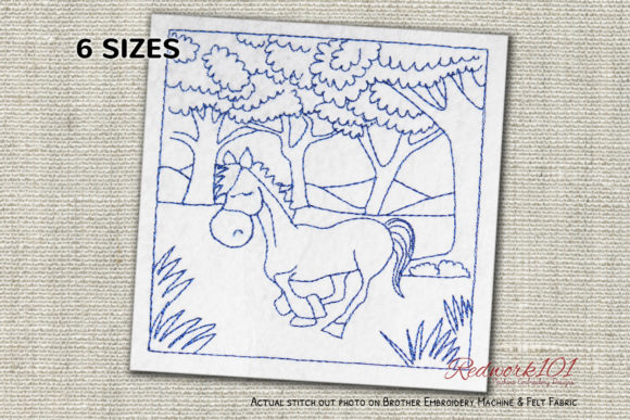 Horse Running: A Seasonal Embroidery Gem for Holiday Collections