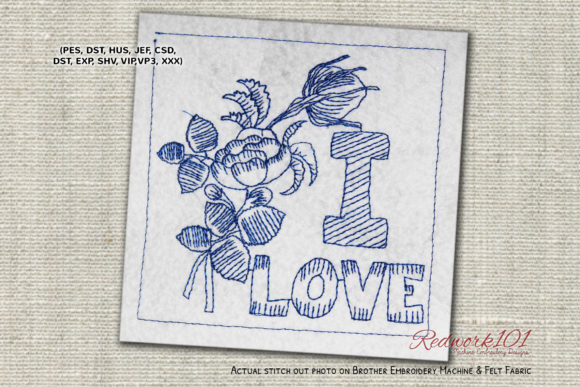 I Love with Rose Redwork: A Designer's Review