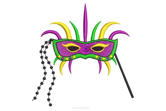 Mardi Gras Embroidered Mask: A Designer's Review for Personalized Gifts